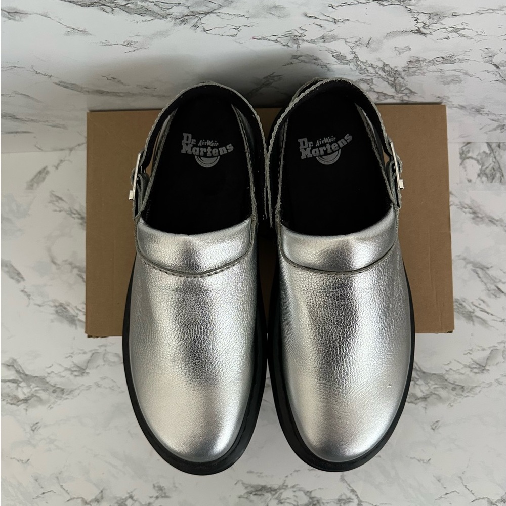 Dr. Martens Laketen Slingback Platform Mules Slip On Shoes NJ004 Women’s Sizes - Picture 4 of 10